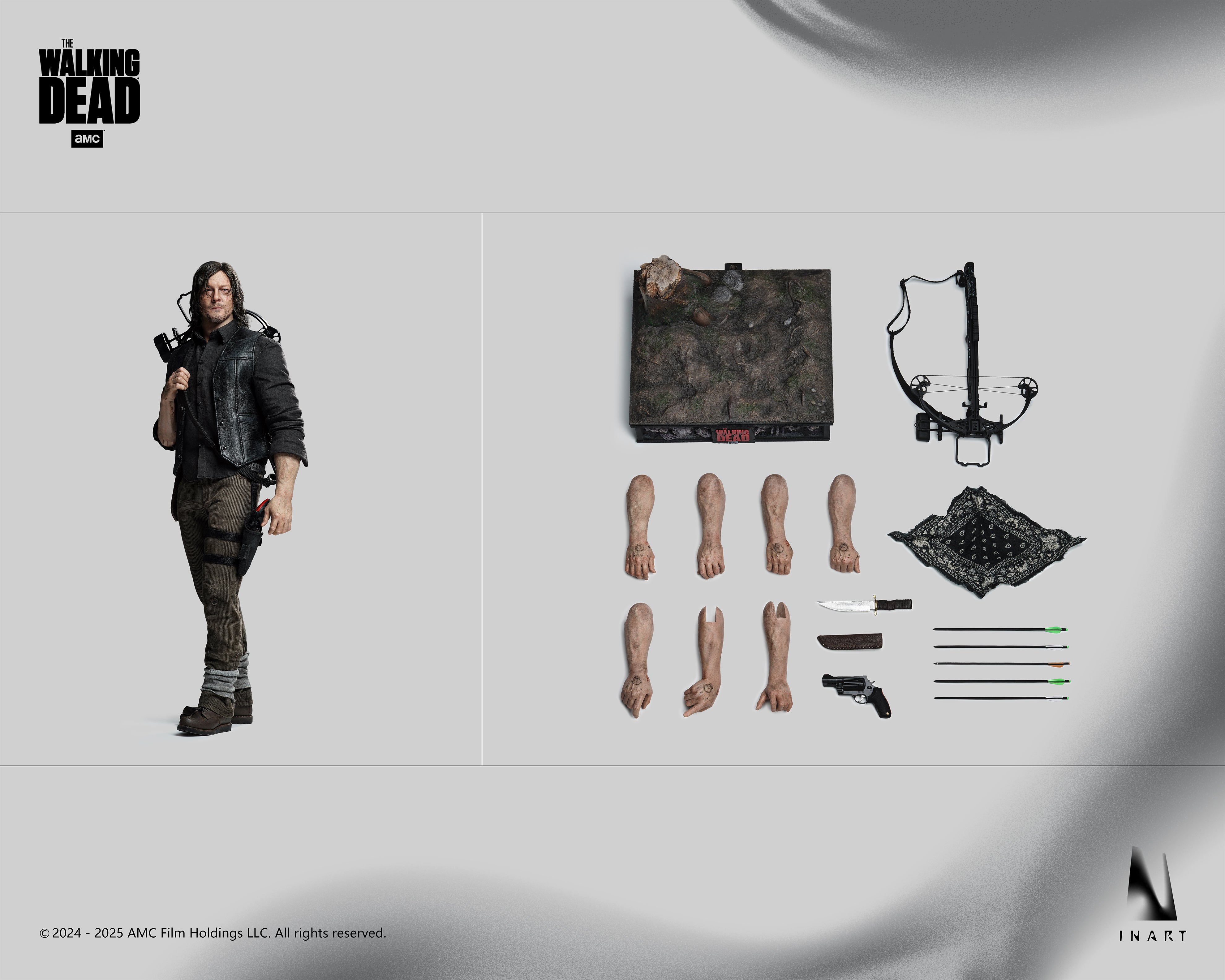 version image of the inart 1 6 daryl dixon figure